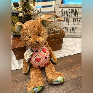 Jim Shore Boyds Max Plush Stuffed Animal Bear Vintage Rare Plush Movable Arms